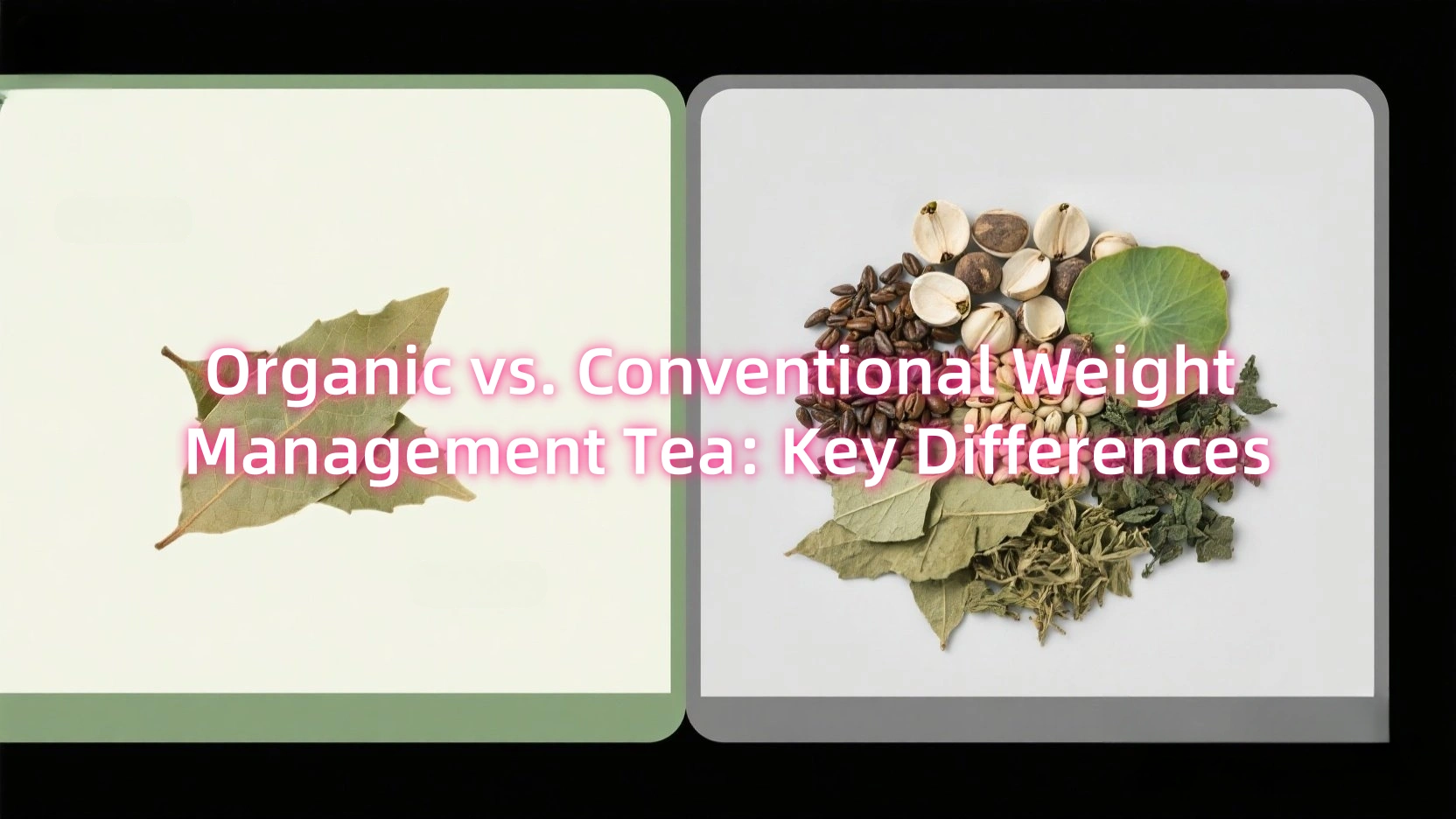 Organic vs. Conventional Weight Management Tea: Key Differences